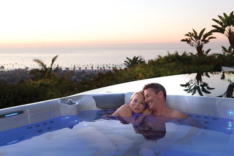 Take it slow and enjoy your romantic hot tub date.