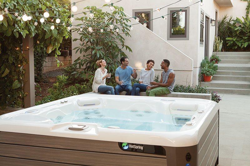 Salt Water Sanitation Systems: The Pros and Cons of Salt Water Hot Tubs -  Hot Spring Spas