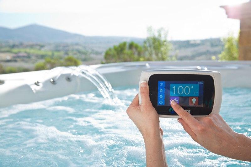 Get to know your hot tub’s features and benefits using a convenient remote-controlled panel.
