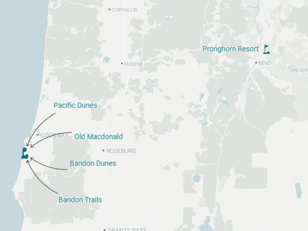 Hot Spring® Spas best golf courses in Oregon mobile.