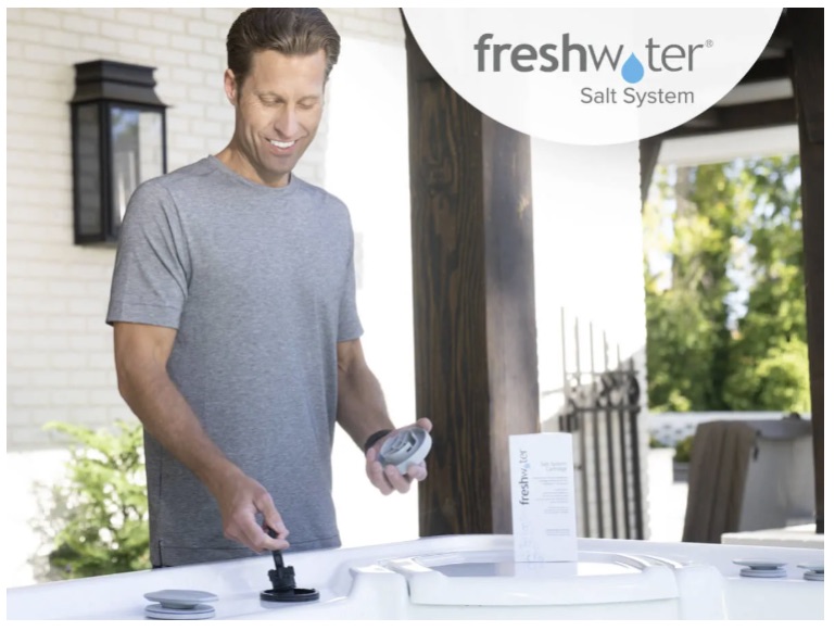 Testing hot tub water